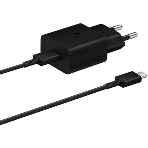 Cargador de Pared Samsung Power Adapter EP-T1510XBEGWW con USB-C/15W/ 3A - NEGRO