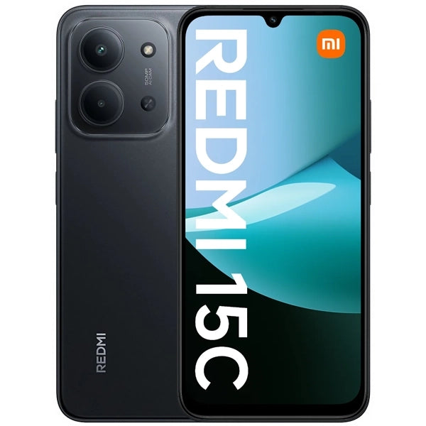 Celular Xiaomi Redmi 15C Dual SIM de 128GB 4GB RAM de 6.9" 50MP 8MP - Midnight Black (Global)